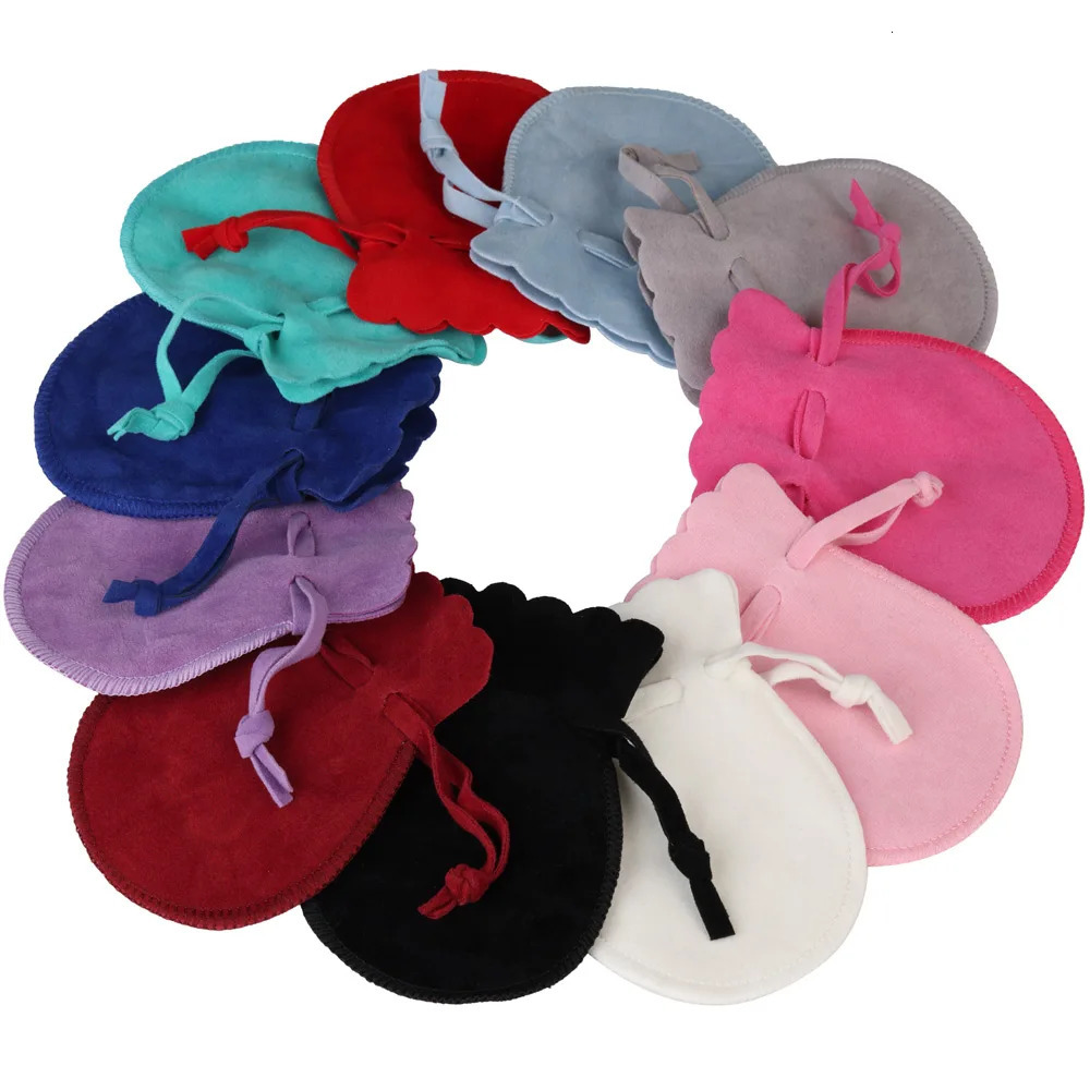 10/25/50pcs 7x9/9x12cm Gourd Velvet Gift Bags Dustproof Flannel Jewelry Packaging Bags Wedding Present Drawable Packing Bags 250702