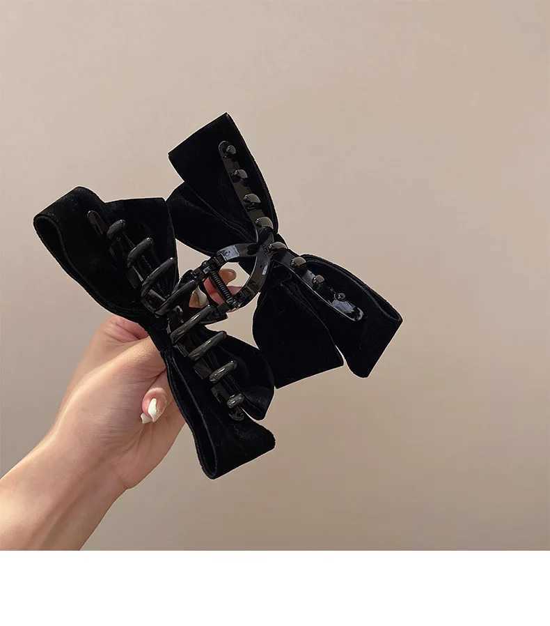 Large Bow Hair Claw Nonslip Hair Jaw Strong Hold Clamps Fashion Hair Accessories for Women and Girls Z250707