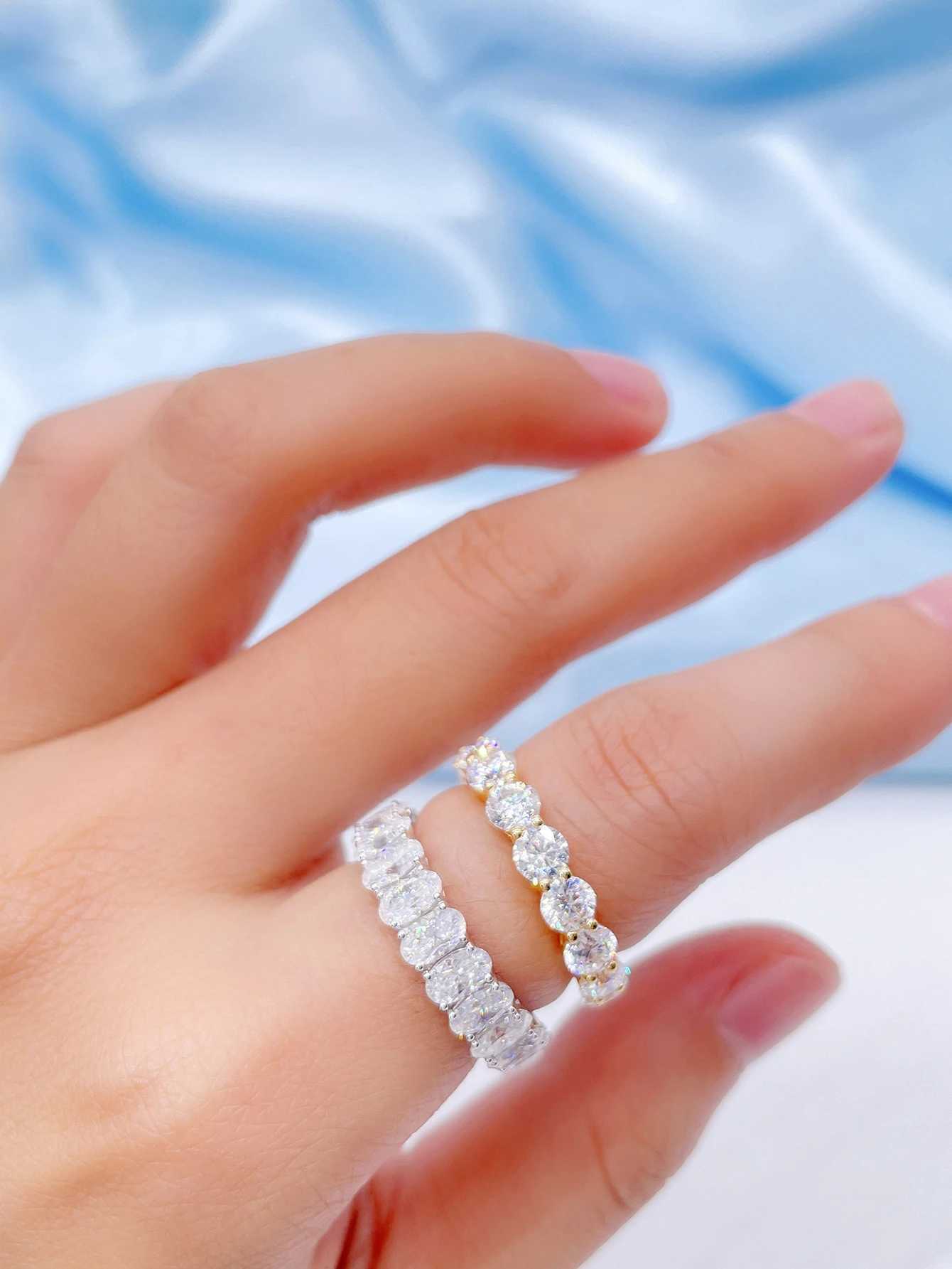 925 Sterling Silver Original Zircon Oval Fashion Ring for Women Engagement Wedding Gift Luxury High Quality Fine Jewelry XJ250707