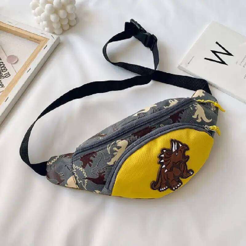 Cute Children Waist High Quality Canvas Belt Bags Designer Crossbody Chest Bag Female Solid Fanny Pack Hip Purse