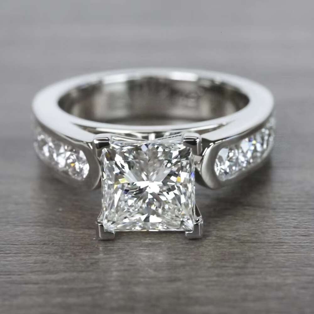 VOAINO Lab Created Diamond 1ct 2ct 3ct 4ct 5ct VVS VS square Shape Princess Cut CVD Lab Grown Loose Diamond