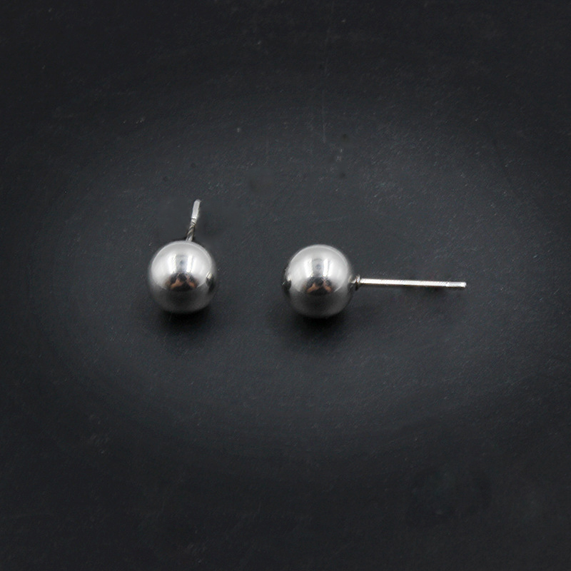 INS Style Square Shape Titanium Steel Jewelry: Elegant Earrings Featuring Sparkling Zirconias for Personalized Chic Look TM0006