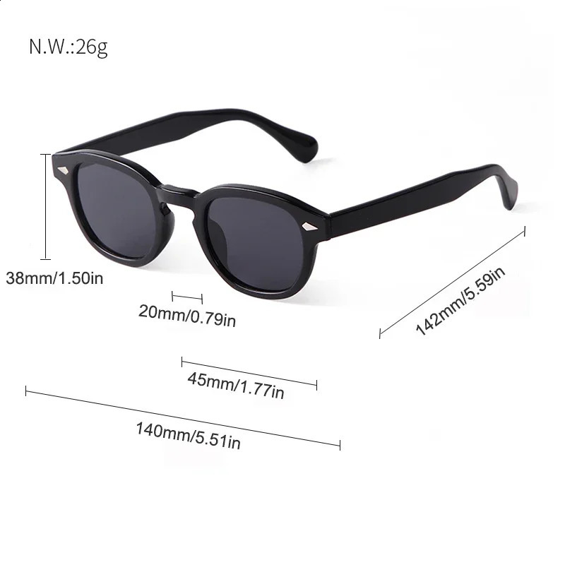 STORY Vintage Rivet Tortoiseshell Round Sunglasses Women Men n Retro Yellow Blue Lens Square Sun Glasses S22728 250707