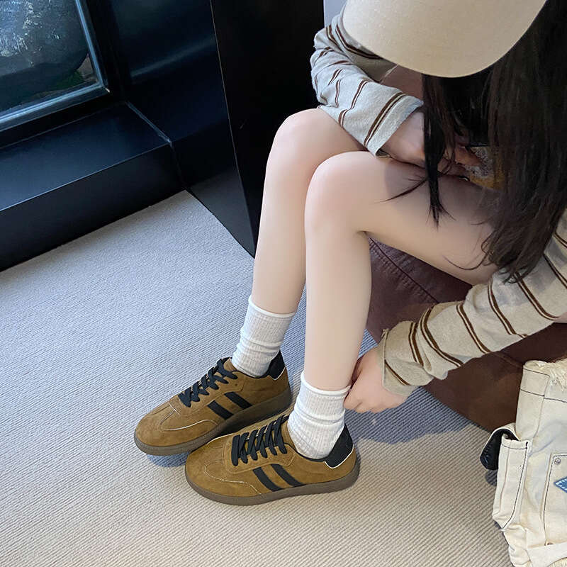 American Style Low-Top Sneakers Women, Versatile Classic Solid Color, Ins Style, Height-Increasing Thick Sole, Comfortable for Students and Commuting