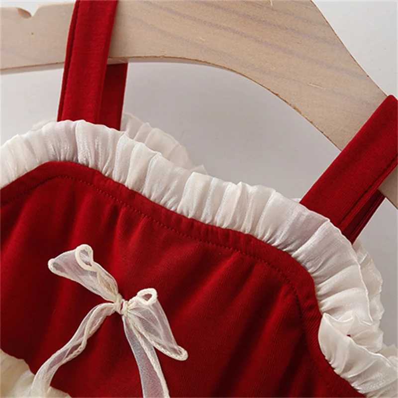 Sweet Children Dress Summer Sleeveless Skin-Friendly Baby Girl Cotton Clothing Fashion Bow Toddler Dresses 0-3 Years Infant Kid Wear R250707
