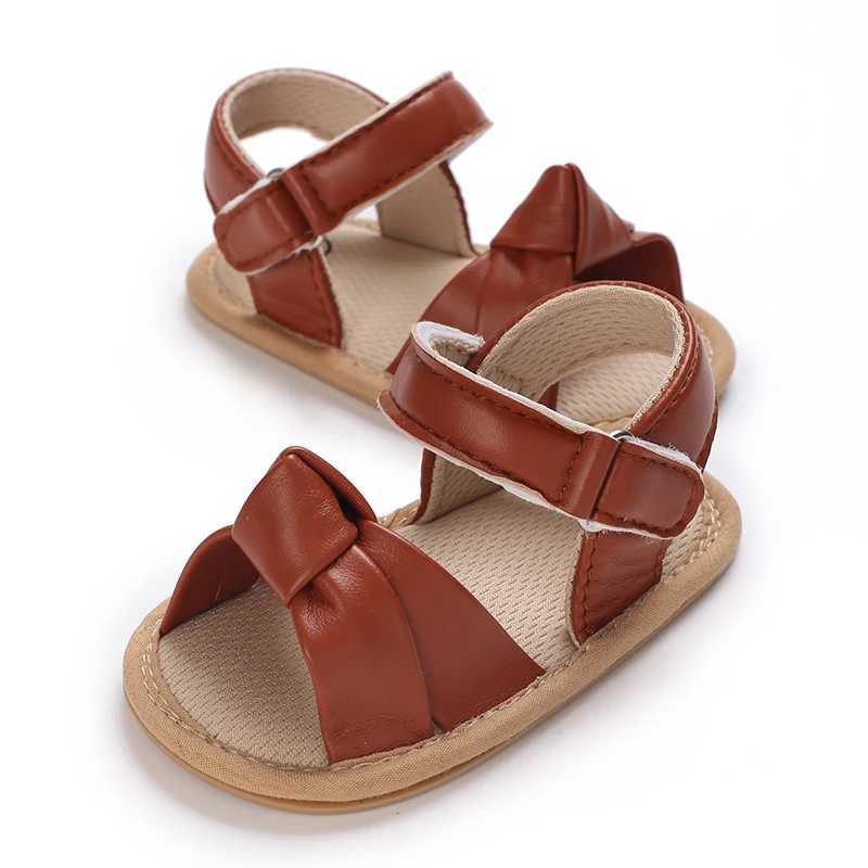 Infant Baby Girl Boy Sandals Comfort Premium Summer Outdoor Casual Beach Shoes with Flower Bowknot Anti-Slip Rubber Sole Newborn R250707