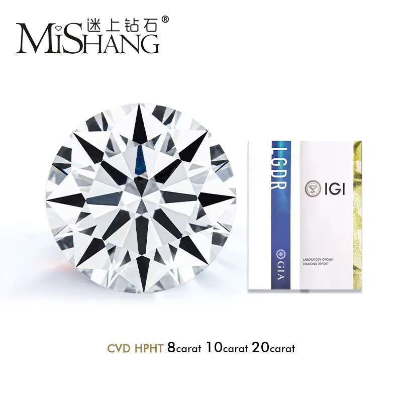 D VVS Color Excellent Cut 0.5CT 1CT 1.5CT 2CT 3CT 4CT Loose Stone Hpht Cvd Wholesale IGI Certified Lab Grown Diamond