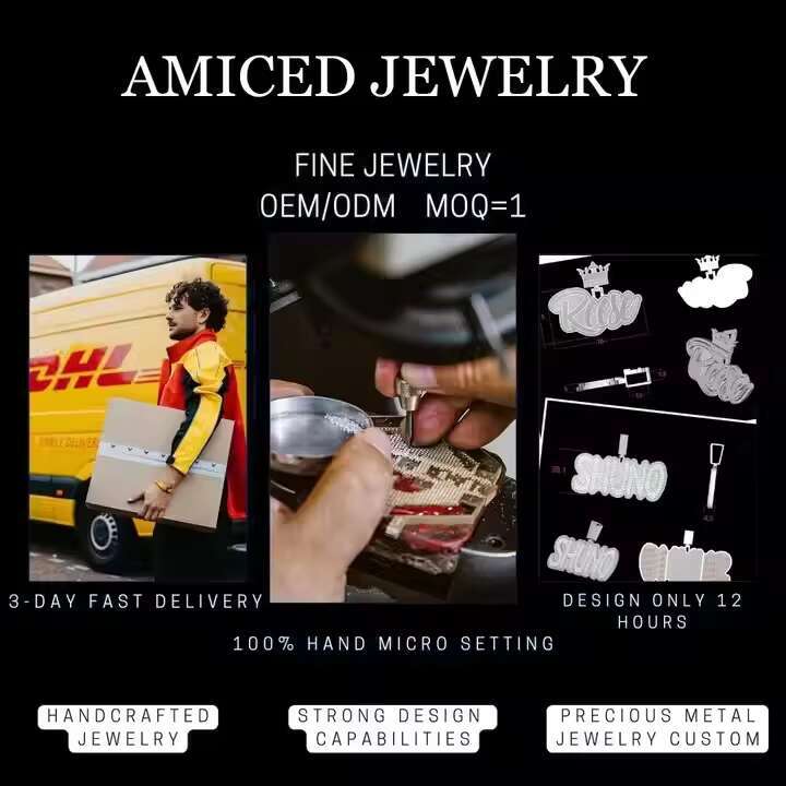Moissanite Fashion Jewelry S925 Silver Cubic Zirconia Pedant Synthetic Gemstone Pendant Necklace Wedding Fine Jewelry for Women