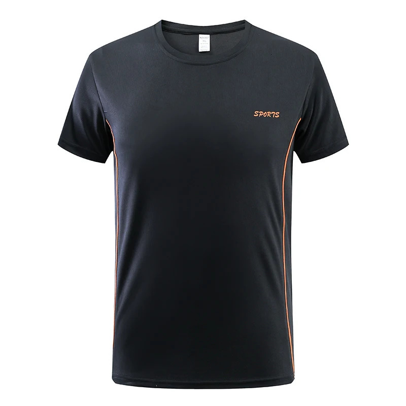 CHRLCK Mens Running Set Summer Quick Drying Sweat-absorbing Short Sleeved T-shirt Shorts Sports Suit Two-piece Set Men 250707