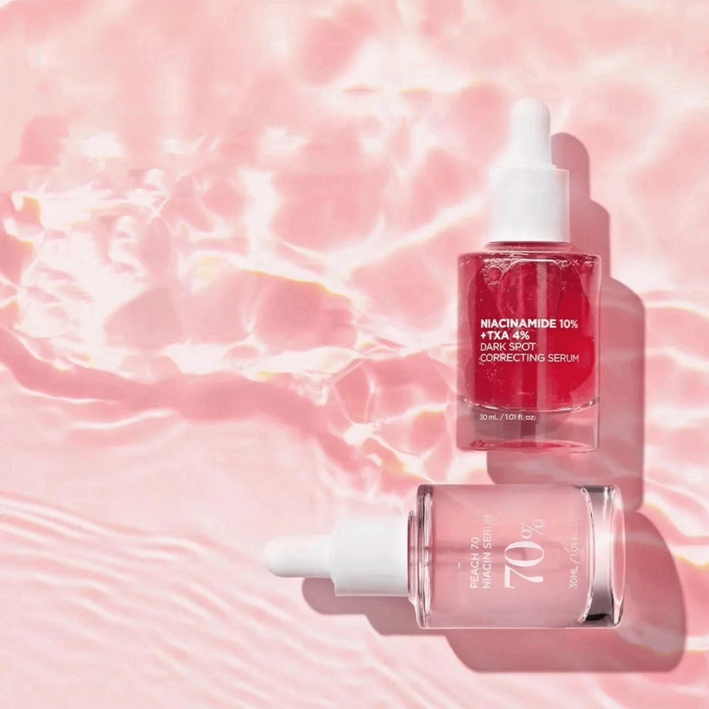 Repairing essence 10% nicotinamide fade black, brighten skin tone, moisturize and moisturize honey peach