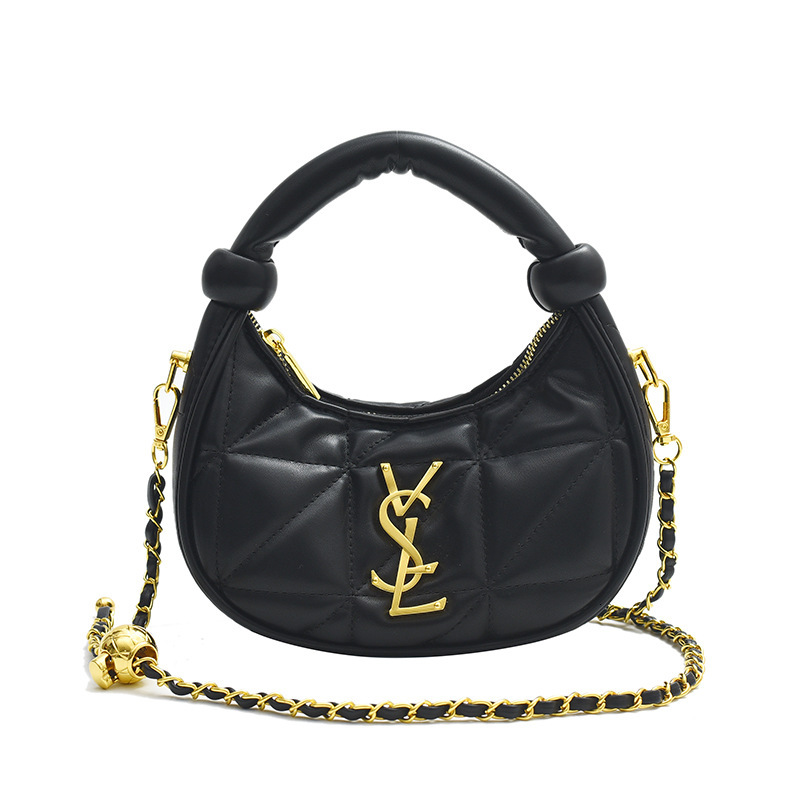 Designer High-End Small for Women 2025 New Korean Fashion Quilted Chain Versatile Shoulder Crossbody Light Luxury Women's Bag