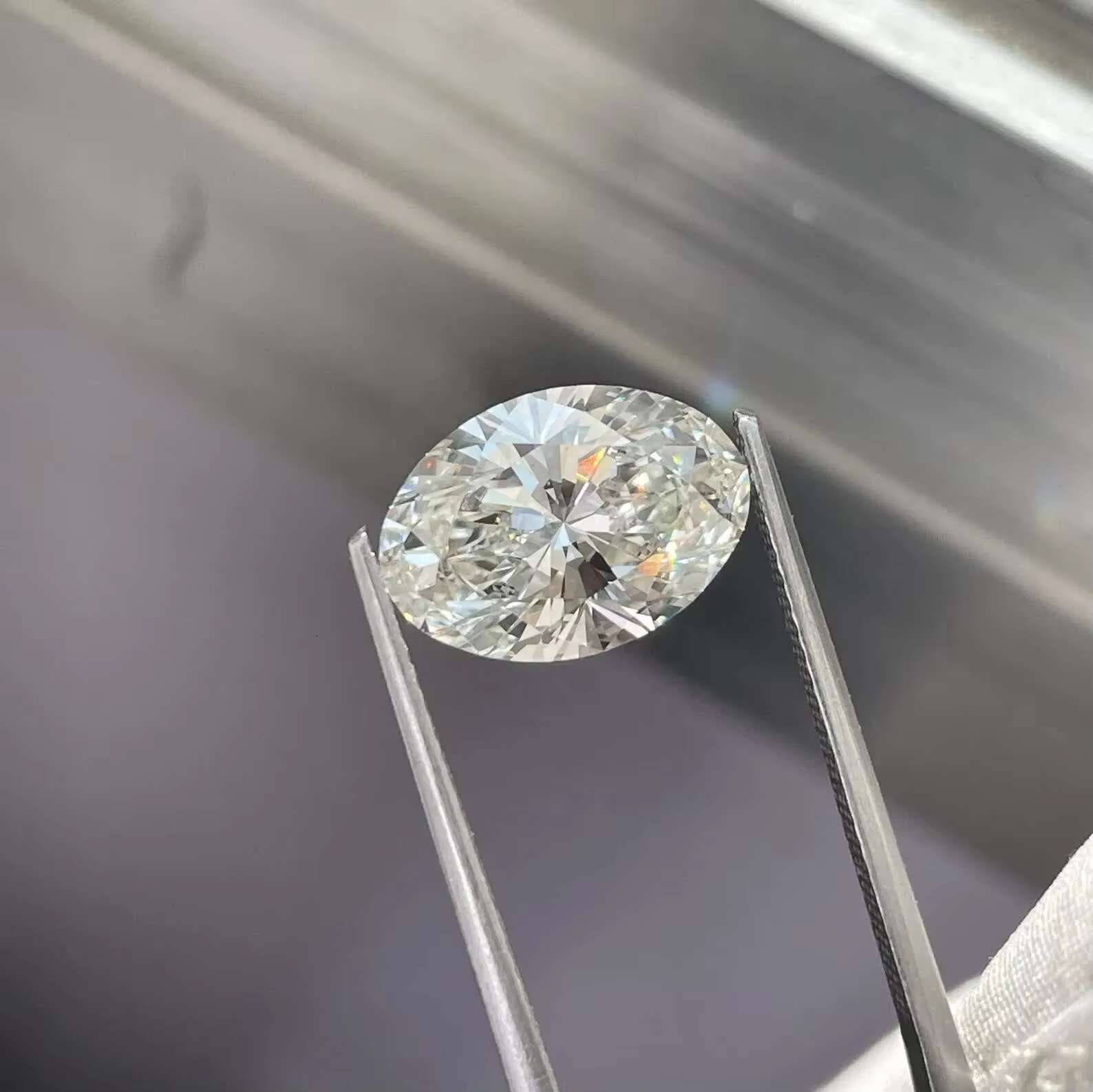 Wholesale 1ct 2ct IGI Certificated Oval Cut Lab Grown Diamond DEF Color Oval Cut Hpht CVD Diamonds for Sale