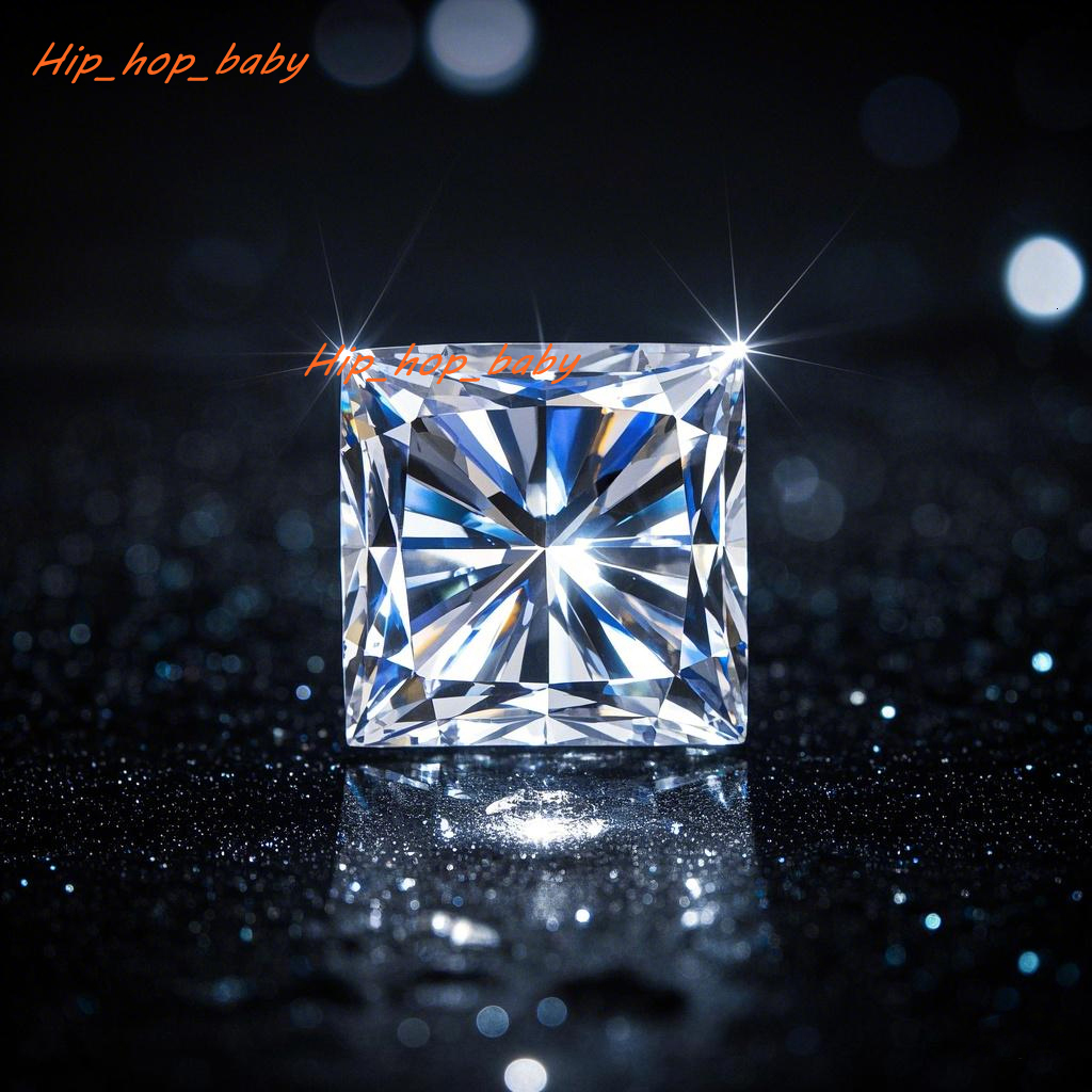 IGI Certificate CVD/HPHT 1CT-3CT DEF Color VVS/VS Clarify Square Princess Cut Lab Grown Diamonds Loose Diamonds Lab Diamonds