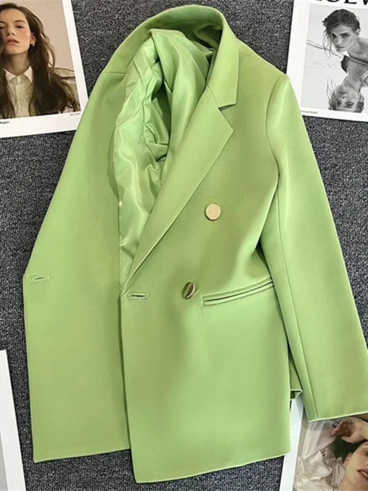 Spring Autumn in Womens Jacket Chic Elegant Casual Sports Suit Korean Fashion for Women Blazers 250625