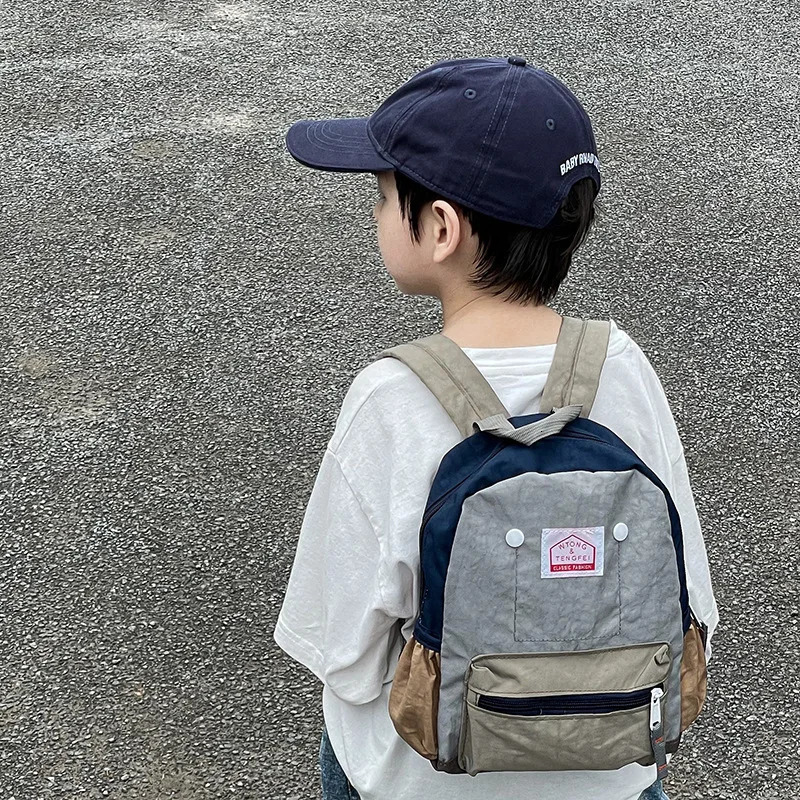 Large Capacity Backpack For Kindergarten Student Fashion Kids Children Traveling Outdoor Two Shoulder Bag Korean Style Schoolbag 250707
