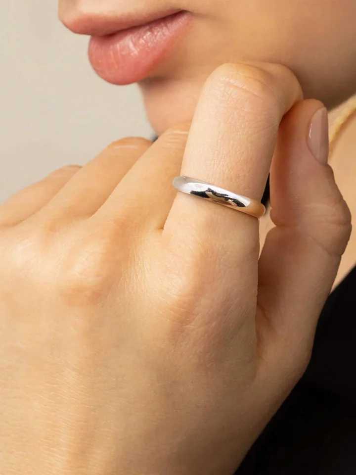 925 Sterling Silver Zircon 3mm Circular Aperture Fashionable Ring For Women Engagement Wedding Luxury High Quality Fine Jewelry XJ250707