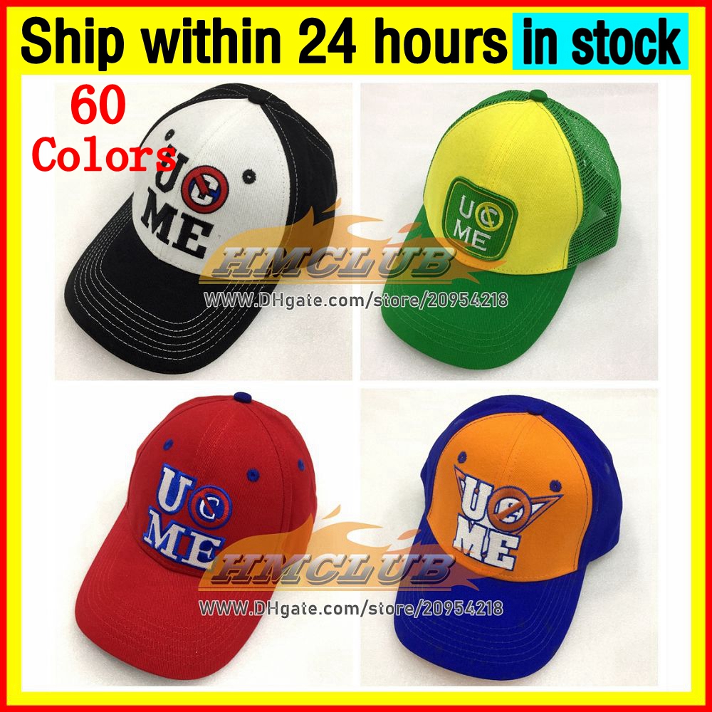 High Quality Snapback Hip Hop Baseball Caps For JOHN CENA Snapback Hats Adjustable Outdoor Sports Hip Hop Hats Trendy Solid Colors Mens Wrestling Truc