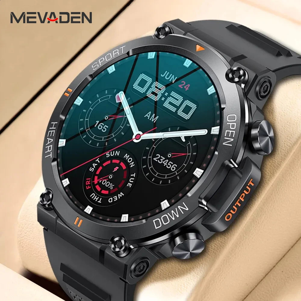 139 Inch HD Bluetooth Call Smart Watch Men Sports Fitness Tracker Heart Monitor 400mAh Smartwatch For Android IOS MD56 250707