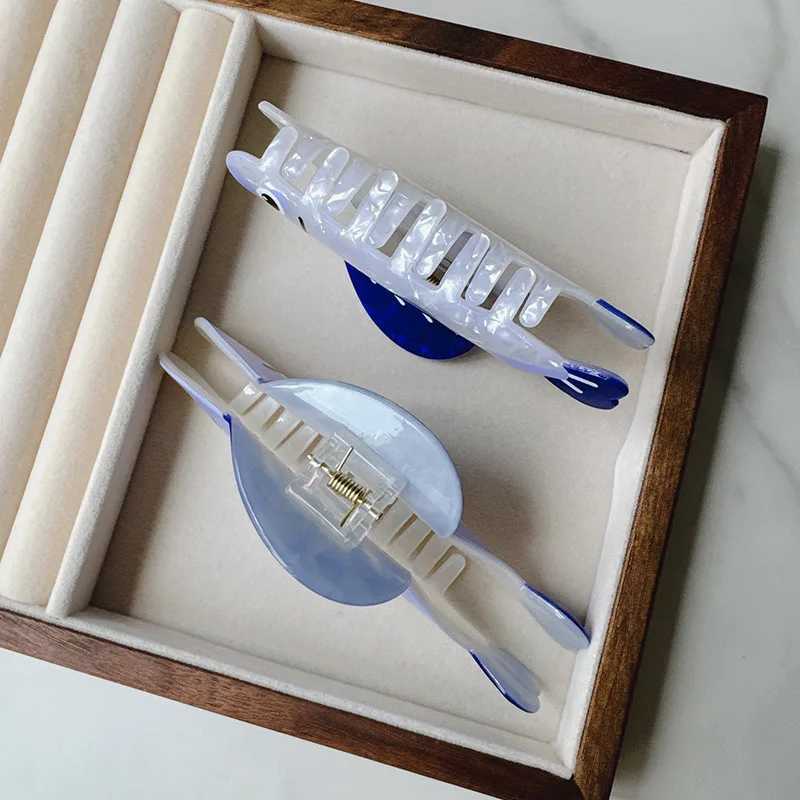Creative Sardine Shark Clip Cute Fun Hair Clip Female Cute Temperament Fashion Hair Accessories Y250707