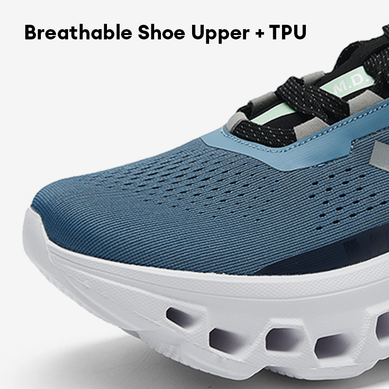 Men's Cushioning Running Shoes Lightweight Athletic Casual Sneakers Male Non-Slip Sports Shoes Outdoor Travel Walking Shoes