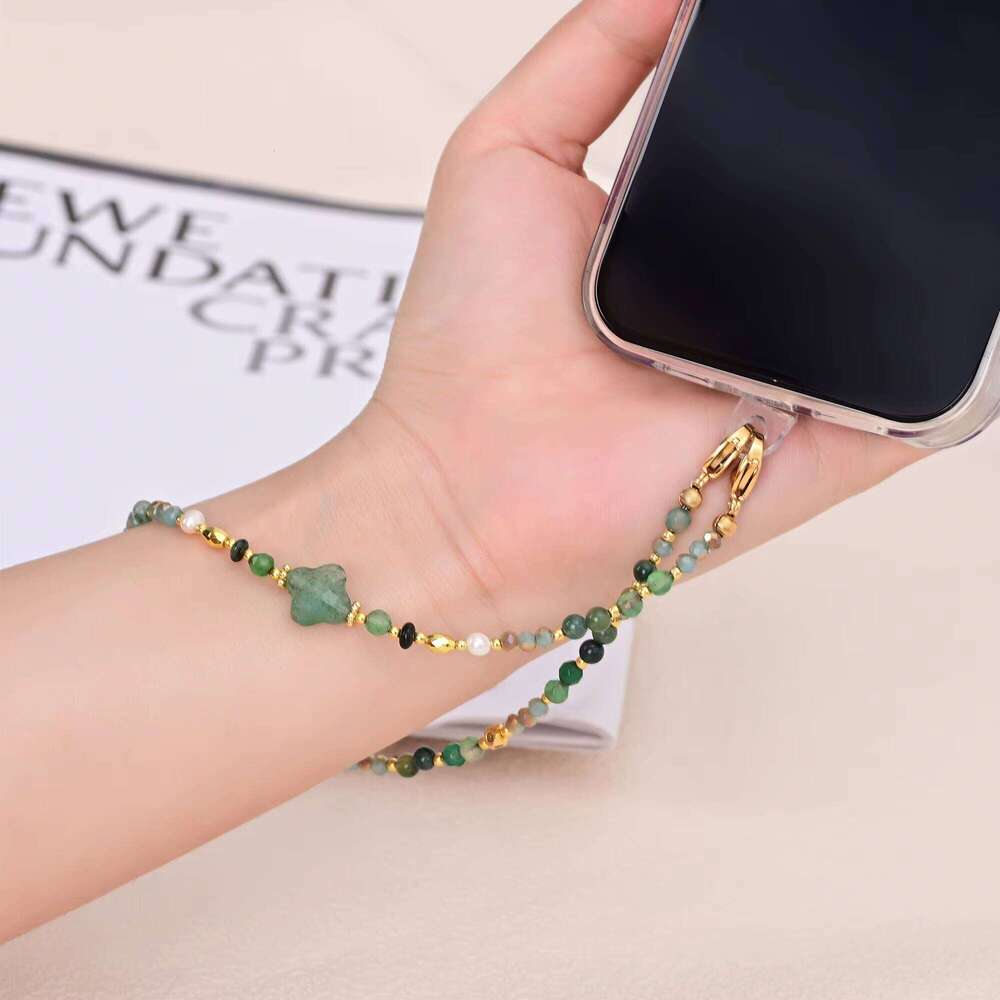 New Bohemian Cover Pendant Beaded Chain Crossbody Phone Strap Accessories Friendship Gift Jewelry