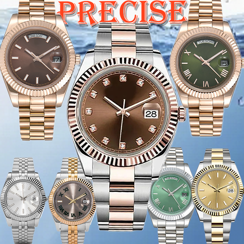 Leisure luxury neutral fully automatic watch with sapphire stainless steel strap, casual and versatile 36mm/41mm watch
