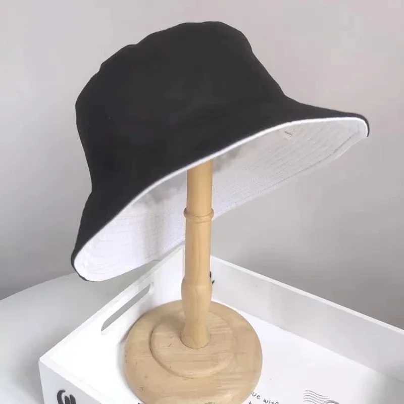 Enlarged Deepening XXL Size 63cm Bucket Hat Women Big Head Double-sided Fisherman Hat Men Large Size Large Tide Hip Hop Sun Hat Y250707