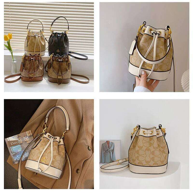 Designer bag 99 Printing Top Handle Hot Handbag PU Bucket Classic Shopping Trip Women's Underarm Shoulder Crossbody Bag