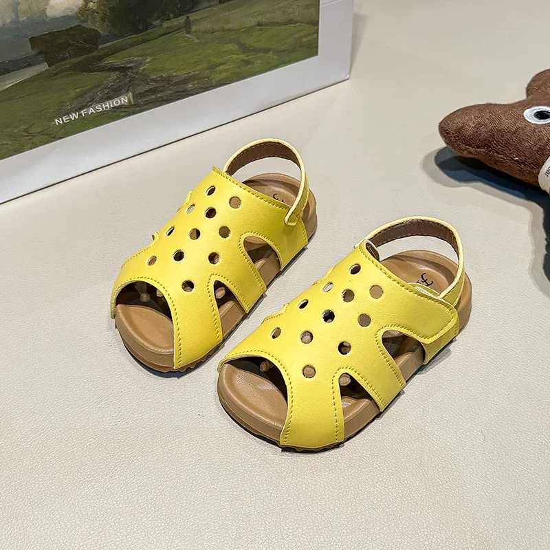 2025 Summer New Hollow Out Thick Sole Comfortable Non-slip Girls Sandals Kids Beach Casual Versatile Childrens Shoes R250707
