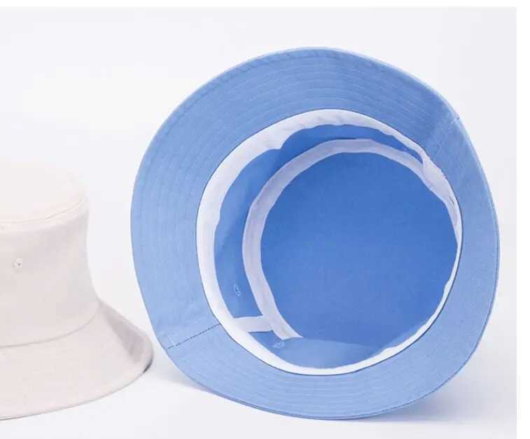 Summer Men Women Casual Cotton Bucket Hat Custom Embroidery Fisherman Hats Sports Cap Fishing Cycling Hats Y250707