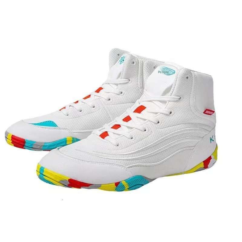 Children's Wrestling Shoes Professional Training Competition for Boys and Girls Fighting Sanda Free Fighting Jumping Rope Youth Wrestling Shoes