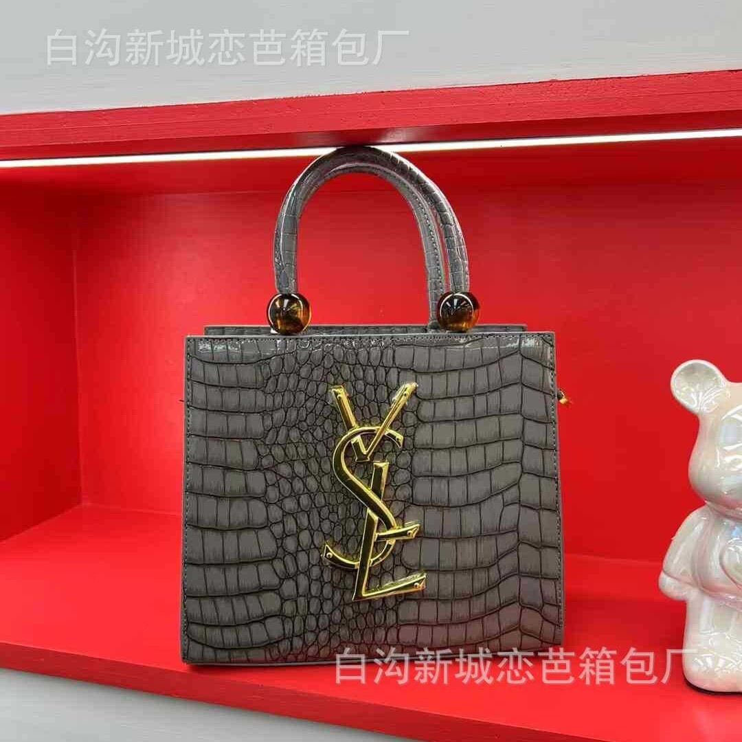 Designer 2025 New Beaded Fashion Handbag Stone Pattern Tote High-end Shoulder Crossbody Light Luxury Women's Bag
