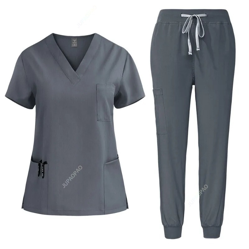 Nurse Uniform Woman Hospital Doctor Mens Sweatshirt Nursing Pants Unisex Workshop Uniforms Beauty SPA Work Clothes 250611