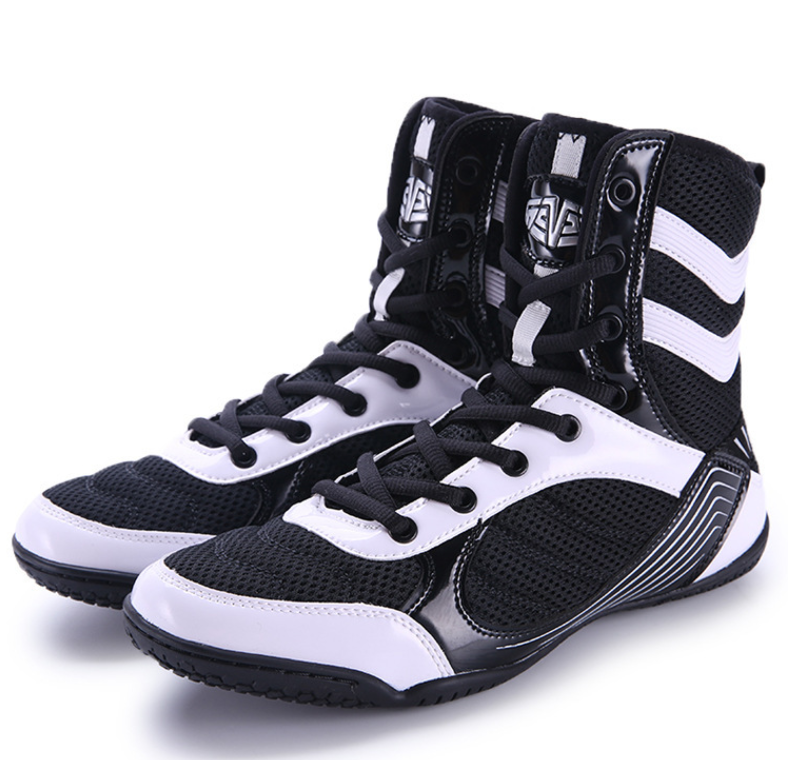 Cross border boxing shoes men's professional combat shoes fighting shoes wrestling shoes Sanda shoes women's indoor fitness training shoes