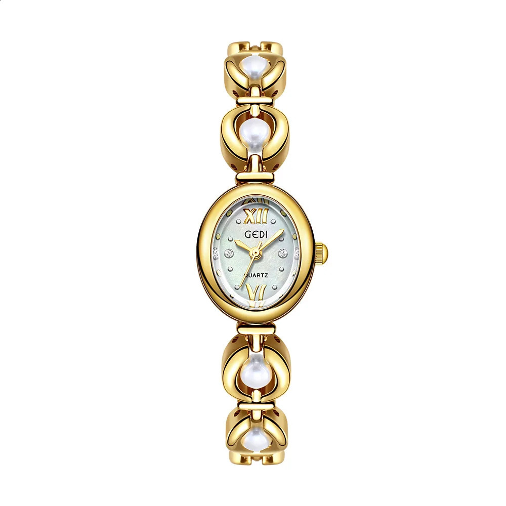 Ladies Watch Light y National Style Zulu Green Bracelet Advanced Bead Waterproof Women Fashion Quartz Wristwatches 250707