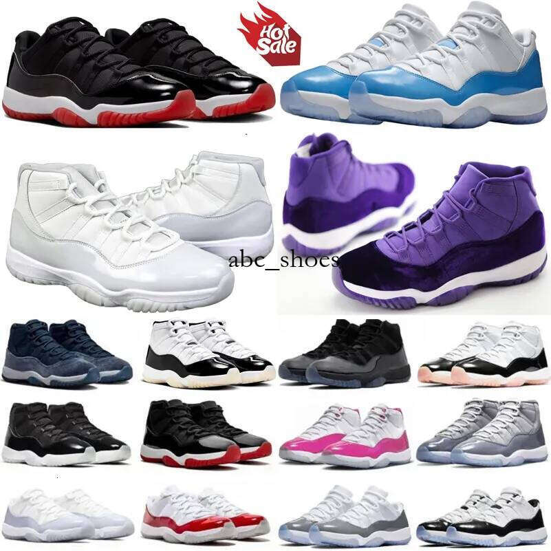 11 11s mens basketball shoes Purple Rain Bred Veet Neapolitan Cherry Cool Grey University Blue men women trainers sports sneakers
