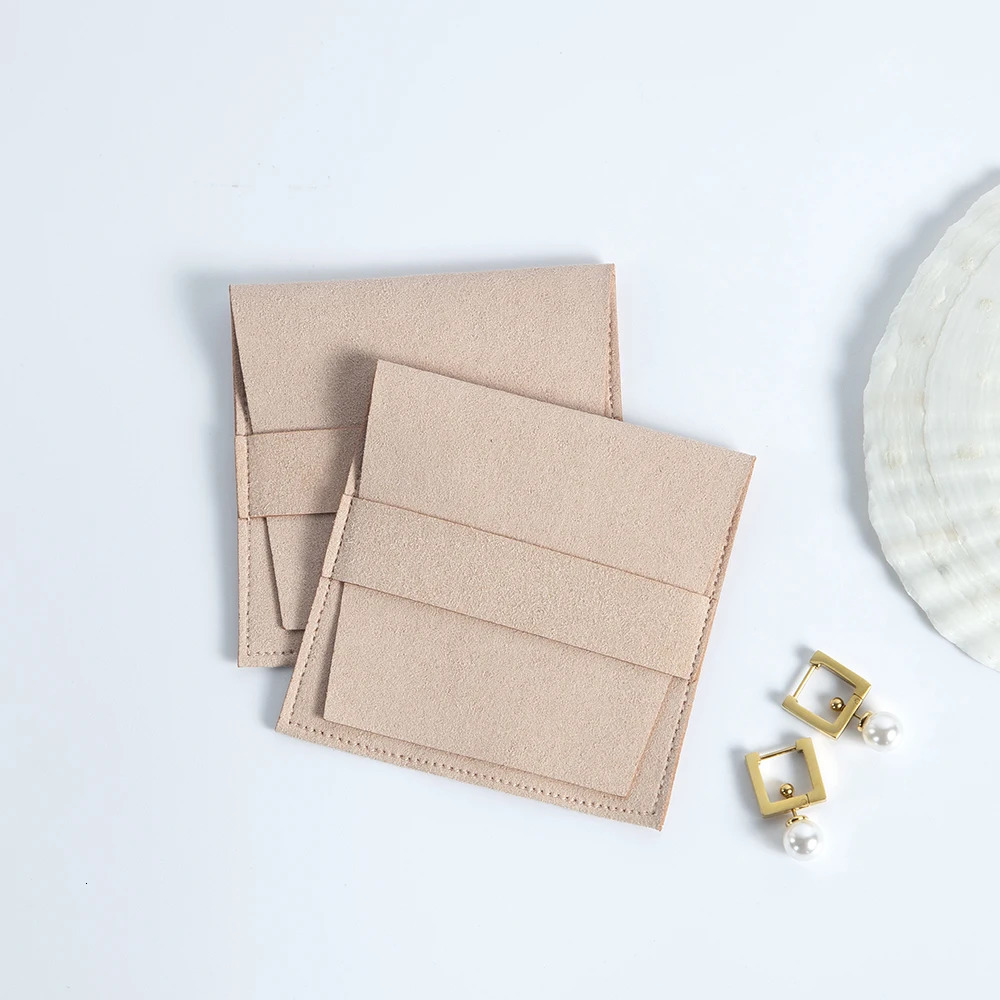 20/50/100pcs Microfiber Jewelry Gift Bags for Wedding Party Candy Favor Envelope Pouch DIY Jewelry Organizer Earring Bracelets 250702