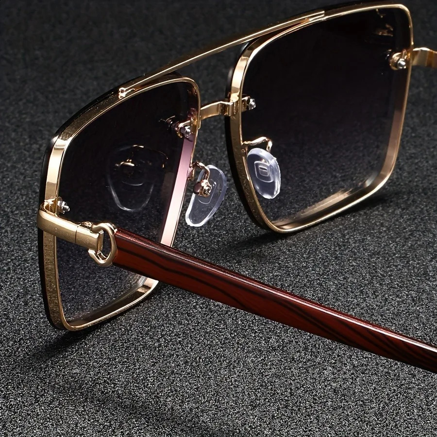 y Square Sunglasses For Men Wooden Vintage ner Fashion Glasses Women Vacation Men 250707