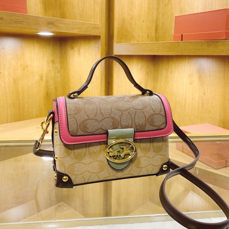 Designer High-End Feel for Women 2025 New Box Versatile Printed Letter Shoulder Crossbody Small Square Light Luxury Women's Bag