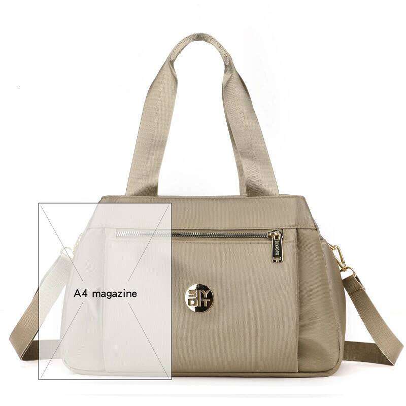 Women's Shoulder High Quality Top-Handle Female Travel Bags Largesenger Bag Nylon Waterproof Lady Purse Sac A Main