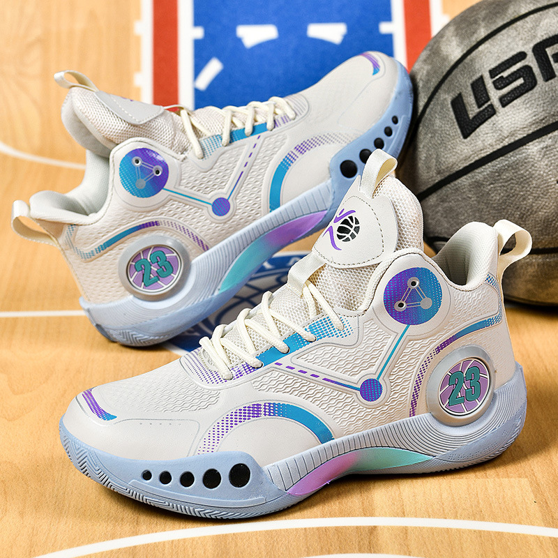 2025 New Sports shoes men women casual shoes anti slip wear-resistant breathable basketball shoes comfortable fashion high top sneakers