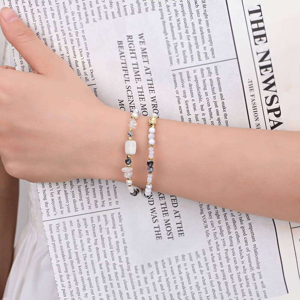 Hot Selling Natural Stone Chain Multi-purpose Beaded Mobile Phone Lanyard Accessories Delivery To Home
