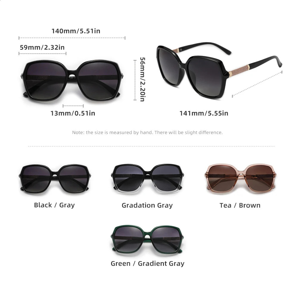 Kingseven ner Fashion Women Sunglass Polarized AntiUV400 Butterfly Large Frame Glasses For Lady Shopping Vacation 250707