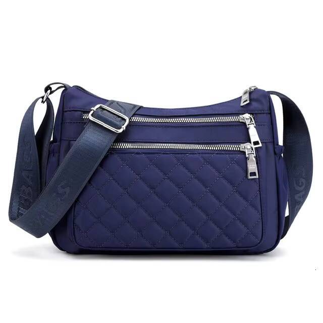Yogodlns Women Nylon Shoulder Waterproof Multi-pocket Zipper Ladies Travel Messenger Bag For Designer Bolsa Feminina ddmynov