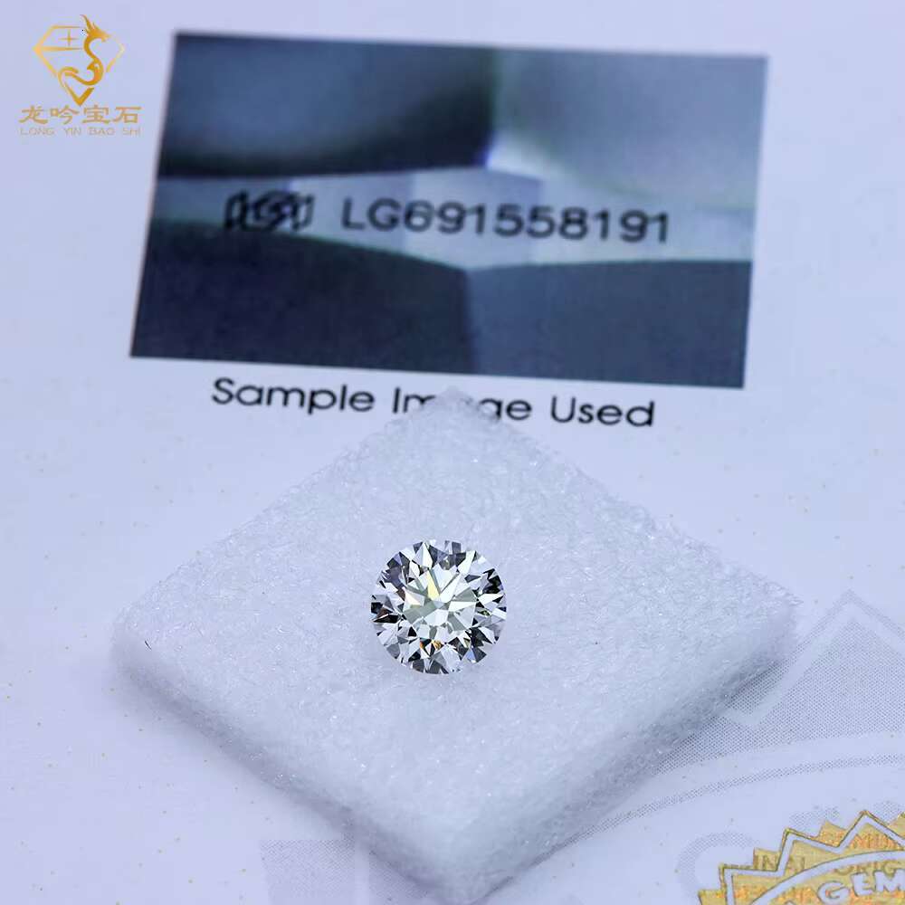 DEF 1.0CT 1.5 CT 2CT 3CT Lab Grown Diamond VS VVS Round Diamond IGI Certificate HPHT CVD Lab Diamond for Wedding Ring