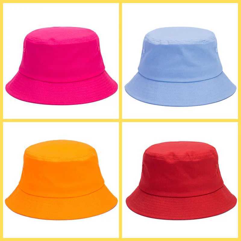 Summer Men Women Casual Cotton Bucket Hat Custom Embroidery Fisherman Hats Sports Cap Fishing Cycling Hats Y250707