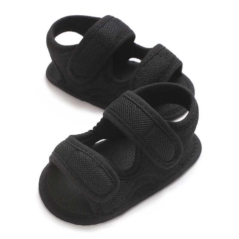 Baby Boy Sandals Solid Color Breathable Anti-Slip Shoes Toddler Soft Soled Walking Shoe First Walkers 0-18 Months R250707