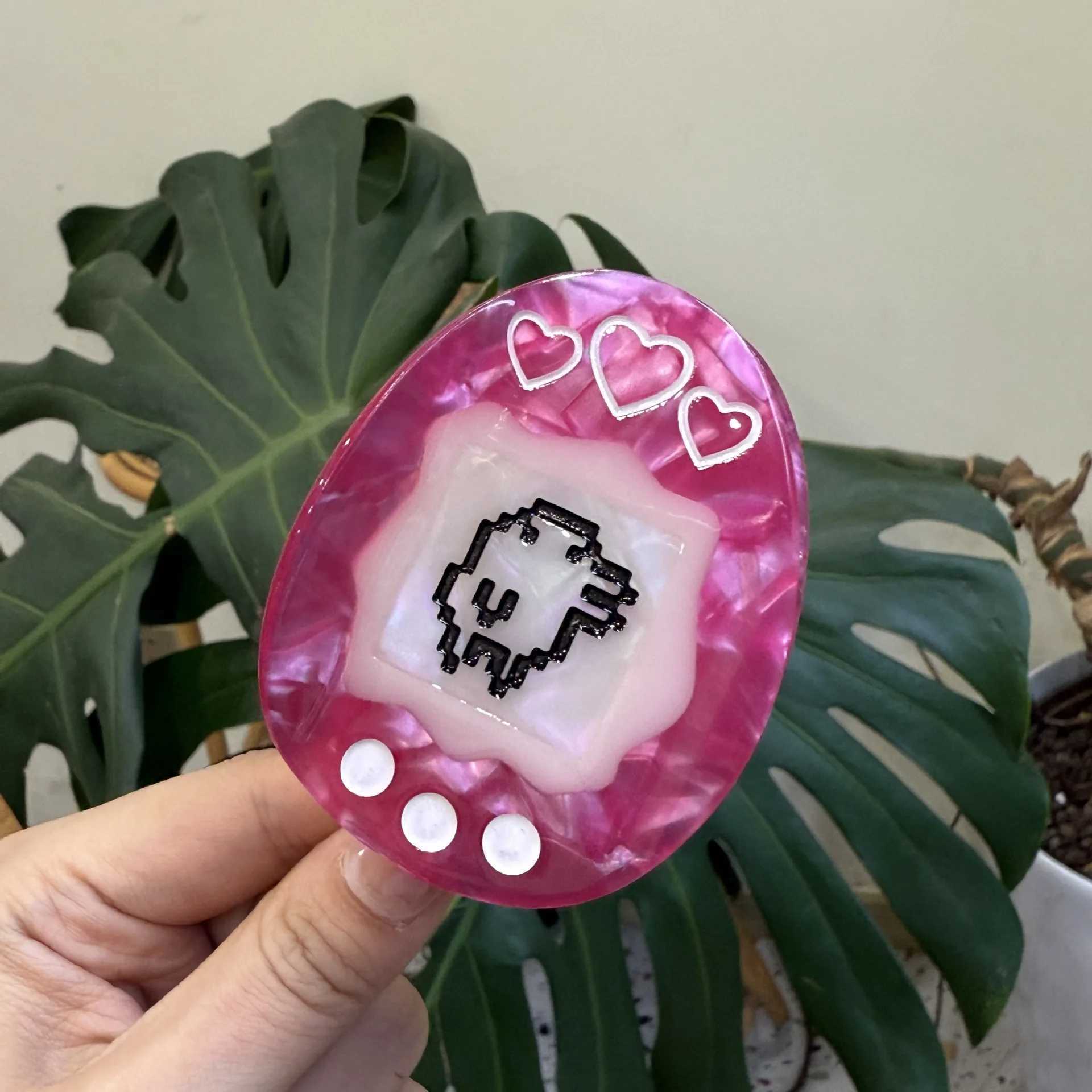 NEW Cyber Chicken Hair Claw 1990s Memory Cartoon Electronic Pets Acetate Hair Claw Clips Hair Accessories for Women Girls Z250707