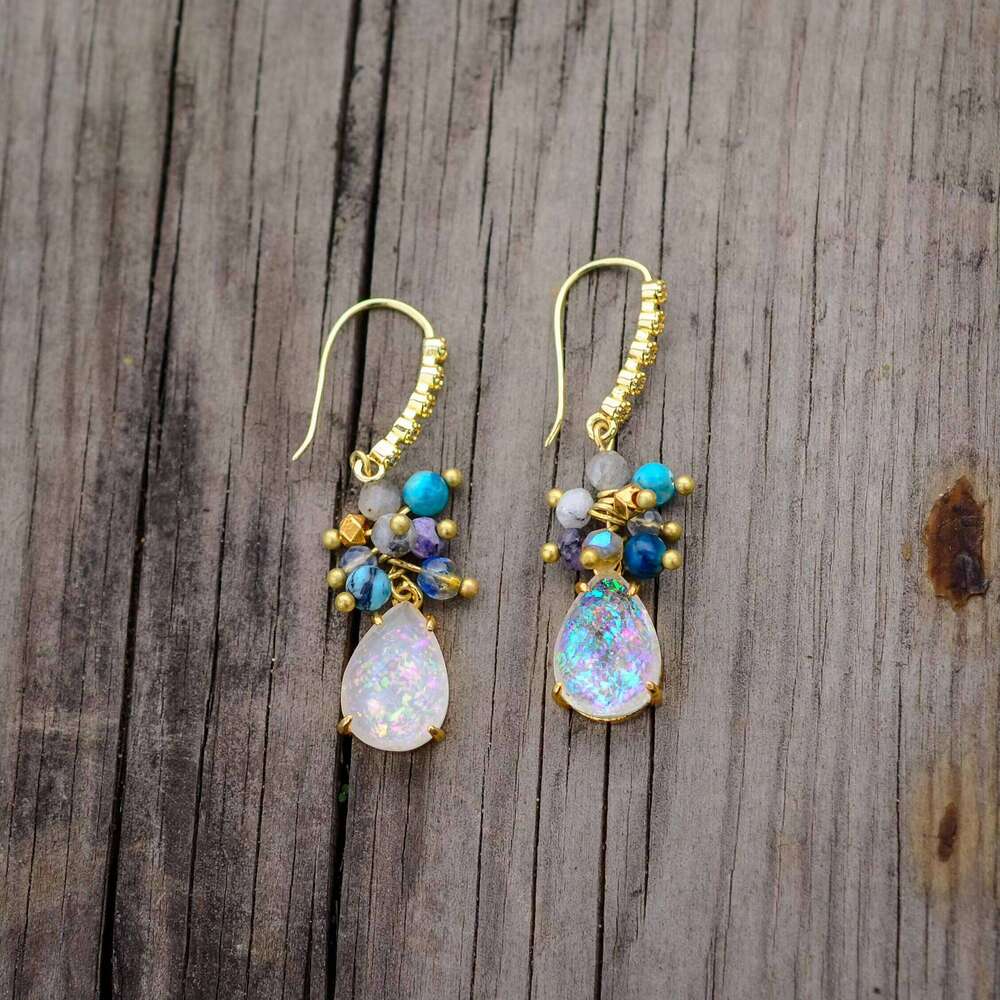 Bohemian Teardrop Opal High-end Premium Earrings Gift