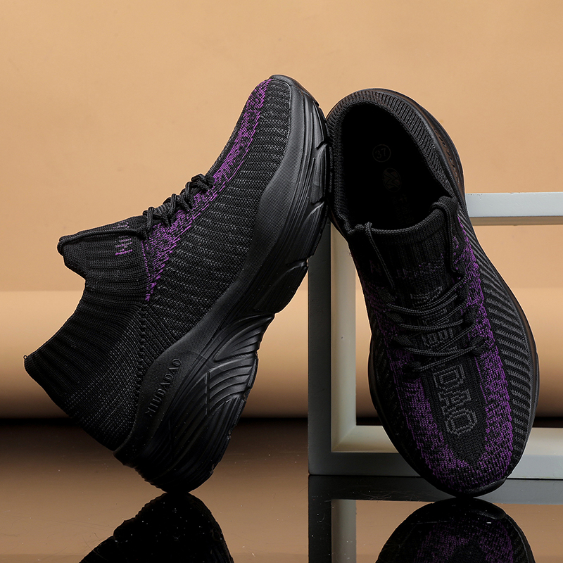 Highly Comfortable Unisex Dancing Footwear Durable Sport Sneakers with Flexible Bottoms Suitable All Season Long